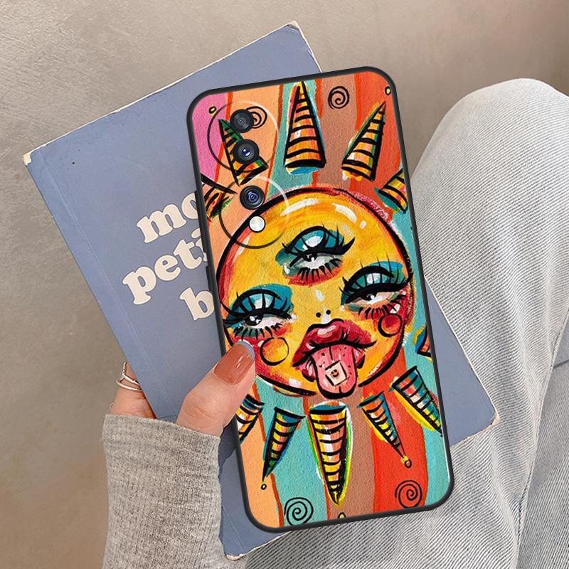 Indie Hippie Case For Honor Magic 8 Pro 5 6 7 Lite Cover For Honor 400 200 90 70 50 X8a X8b X9a X9b X9c
