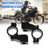 1 Pair Motorcycle Mount Handlebar Mirror Thread M10 Mirror Aluminum Rearview Holder Clamp