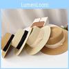 Top Trendy Flat Woven Wide Brim Straw Hat For Sun Shield And Activities Outdoor