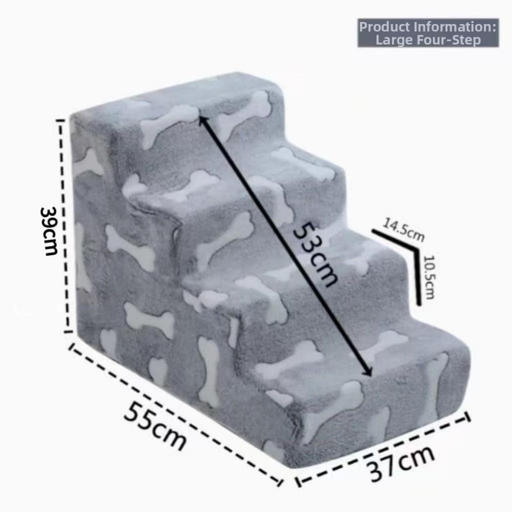 New Star Pet Stairs Washable Foam Steps Dog Stairs Removable Non-Slip Pet Staircase Bed