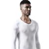 Men's Slim V-Neck Thermal Shirt – Breathable Mesh Base Layer for Autumn/Winter