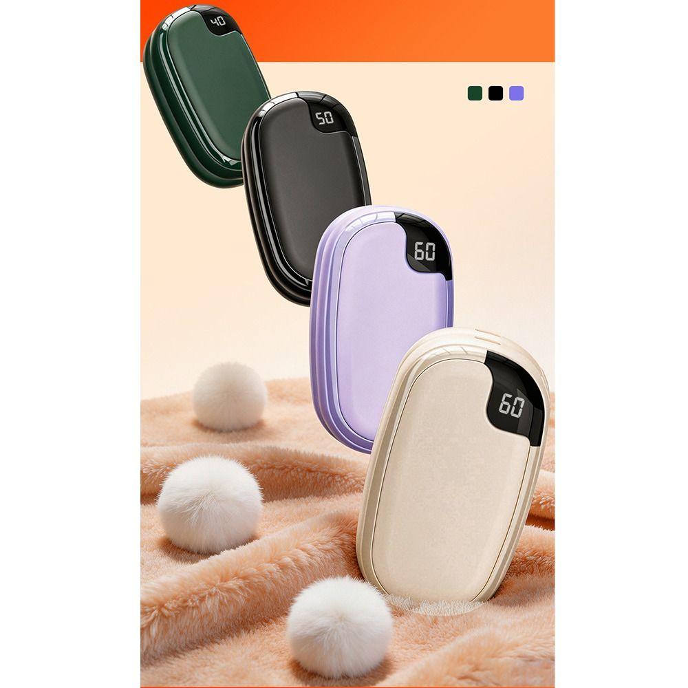 Digital Display Magnetic Split Hand Warmer 2 in 1 Pocket Warm Hand Treasure  Office