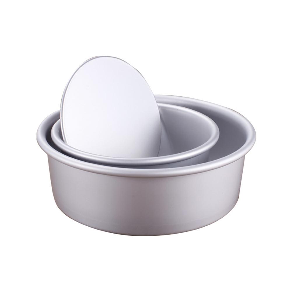 4/6/8/10 Inch Baking Mold Non-stick Aluminium Alloy Round Live Bottom Cake Mould Baking Tray