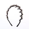 Stylish Rhinestone Hair Hoop Crystal Non Slip with Teeth for Women’s Daily Hair Fashion