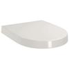 Soft Close Toilet Seat with Quick Release Mechanism White Square