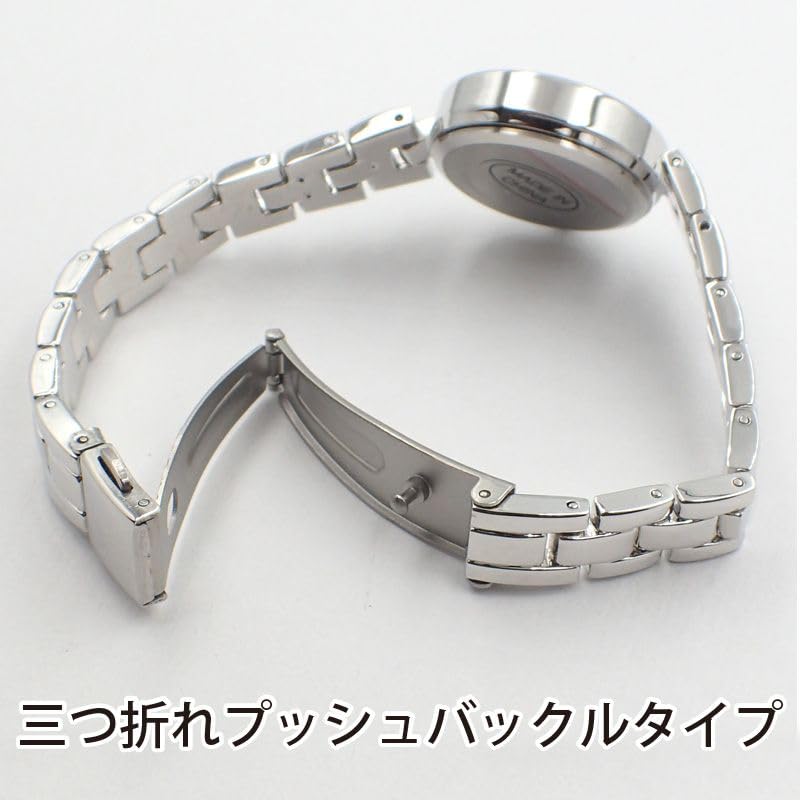 Fragola Nickel Free White Pearl Metal Watch Silver [Подписаться] N04521A-2 SV/PU женские