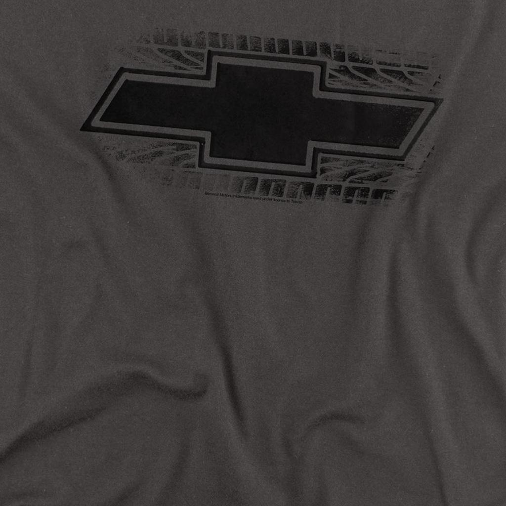 Chevrolet Mens Bowtie Burnout Long-Sleeved T-Shirt