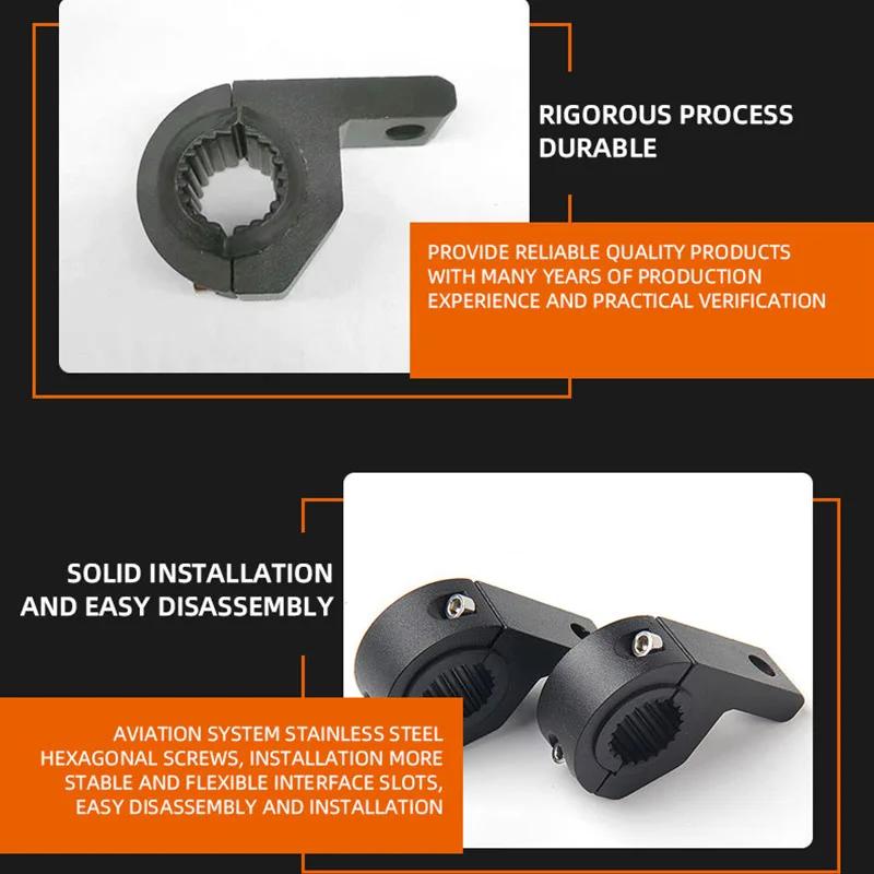 Кронштейны для фар мотоцикла из алюминиевого сплава, подставка для противотуманных фар мотоцикла, держатель лампы мото, аксессуары
