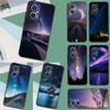 Star Space Moon Night Case For OPPO Reno 13 13F 12 11 F 8T 7 8 10 Pro OPPO Find X8 Pro X6 X3 X5 Lite Cover Funda