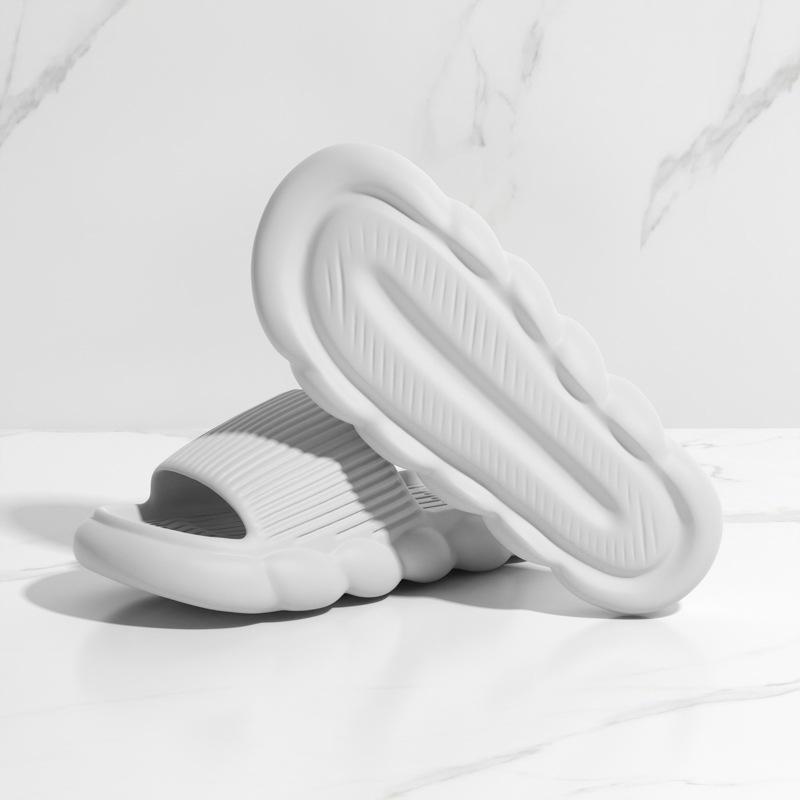 Женские домашние тапочки Eva, летние однотонные повседневные мягкие нескользящие мужские и женские тапочки, сандалии на плоской подошве, размеры 36-45