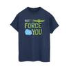 STAR WARS Womens/Ladies The Mandalorian May The Force Be With You Cotton Boyfriend T-Shirt