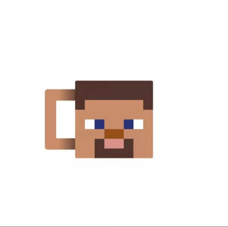 Minecraft Torch Mug for Kids – Game-Themed Water Cup