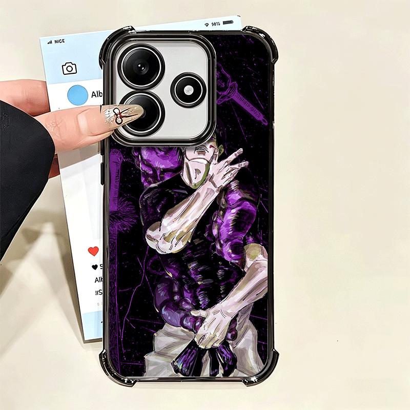 Аниме Фушигуро Тодзи JUJUSU Мягкий чехол для телефона для Xiaomi Poco X7 X8 Pro Max X6 X5 X3 F8 Ultra F7 M8 M7 M5S Redmi 15C 15A 15 14C 13
