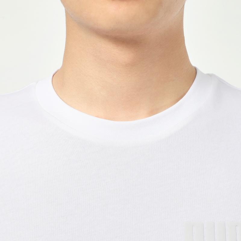 PUMA Printed Round Neck T-Shirt 'White' Men's 845577-52