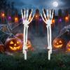 Plastic Skull Hand Decorations Life-Size Ghost Hand Yard Stakes  Theme Party