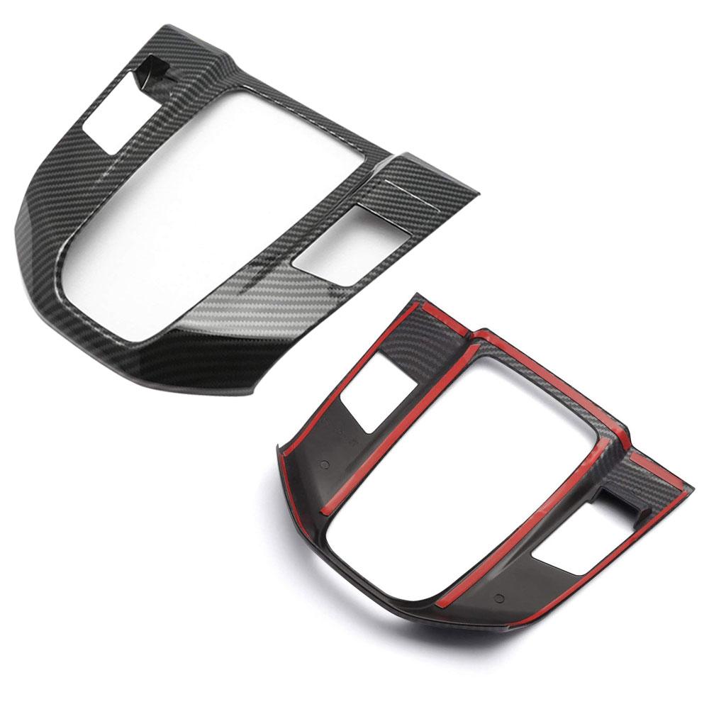 Car Gear Shift Box Panel Cover Trim Protector Carbon Fiber For Honda CR-V CRV 2017 2018 2019 2020 2021 2022