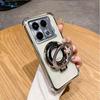 Роскошный противоударный магнитный держатель для Magsafe прозрачный чехол для Funda Infinix Note 40 Pro Note40 Pro Plus с подставкой-держателем