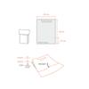 Dental Bib With Pocket 39cm x 48cm Black Foiled 54g Dentixpro 50pcs