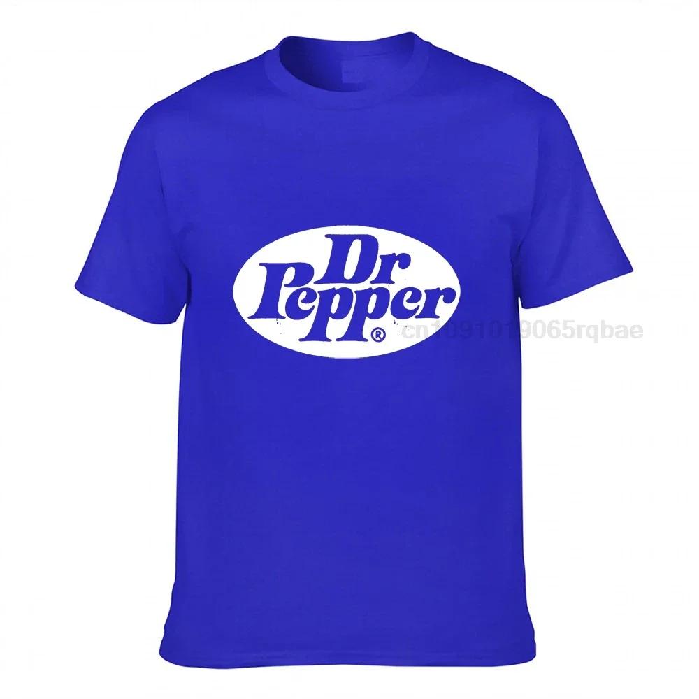 Dr Pepper Кола Газированный Напиток Футболка Размер S5XL Хлопок Повседневная Унисекс Футболка Унисекс Футболки Топы