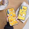 AH37 Lazy Egg Gudetama черный чехол для Samsung Note 20 Lite S24 Ultra S23 S22 A05 A06 A11 A71 A15 A16 A13 A24 A25 A33 A52 A53 M55 M35 мягкий чехол