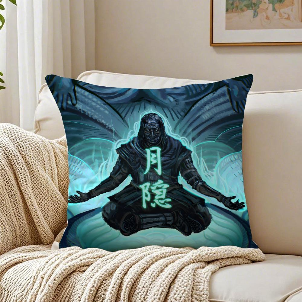 game SSekiro SShadows Die Twice Cushion Cover Pillowcase Antidustmite living Room Sofa Decor Cushion Room