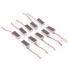 10Pcs 8*8*20Mm Carbon Brush For Automobile Heater Blower Fan Air-Blower