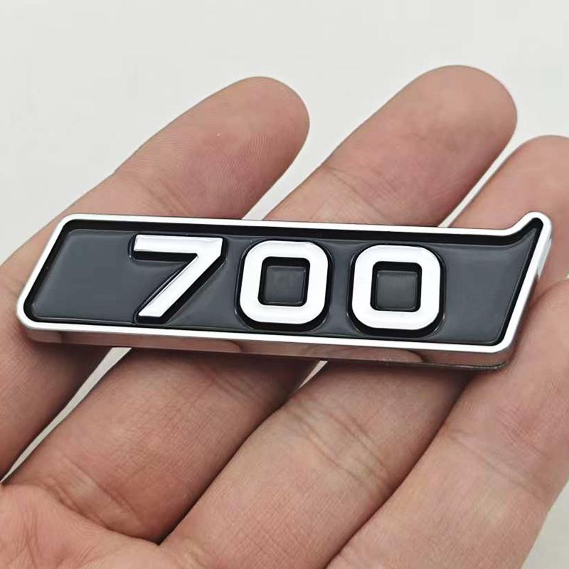 3D ABS Car Fender Side Accessories Logo 700 Sticker Badge Sticker Decals For Mercedes Benz AMG BITURBO 700 BRABUS Auto Styling