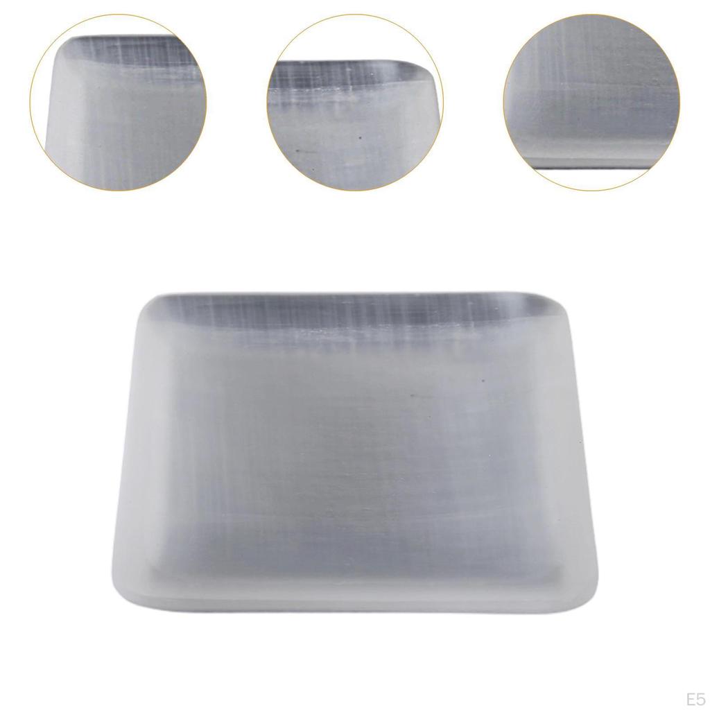 Декоративная селенитовая чаша, украшение ручной работы, подставка для камней для изготовления ювелирных изделий своими руками для центрального элемента, гостиная