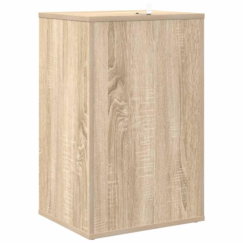 Record Storage Cabinet Sonoma Oak 38 x 33 x 61 cm Engineered Wood