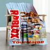 Roblox 351 Customize Your Name Blanket Throw Customizable Blanket Durable Comfort Perfect for Bed Chair Couch Picnics Four Seasons Multipurpose