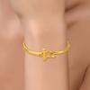 European and American Hand Jewelry, Simple, , Light Luxury, Fashionable Style, Curved Hook Spring Bracelet
