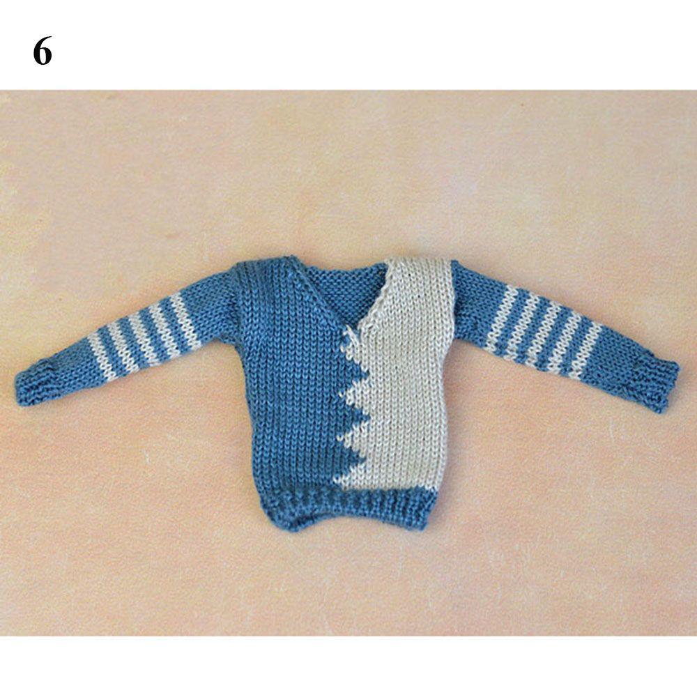 Детские игрушки Одежда для куклы Одежда для куклы-мальчика Джинсы Брюки Повседневный вязаный свитер Кукольное пальто