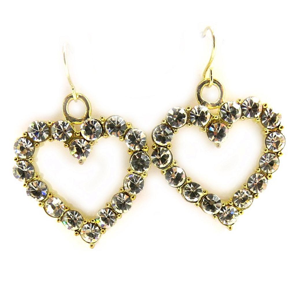 Les Trésors De Lily [E4195] — Белые серьги «Amoureuse».