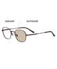Zoff Photochromic Sunglasses GDC Photochromic Lenses with UV for Men and Women Wellington-style (Brown, ZY252G08_43E1) [WEB Exclusive] Protection,