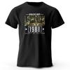 Мужская модная футболка Хлопок 100% Оверсайз Короткий рукав для Лета Харадзюку Уличный Тренд Дышащая ткань Простые Стильные Футболки