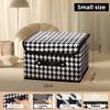 Non Woven Fabric Storage Box Household Fold-able Storage Basket Portable With Lid And Handle For Toys Underwear Cosmetics