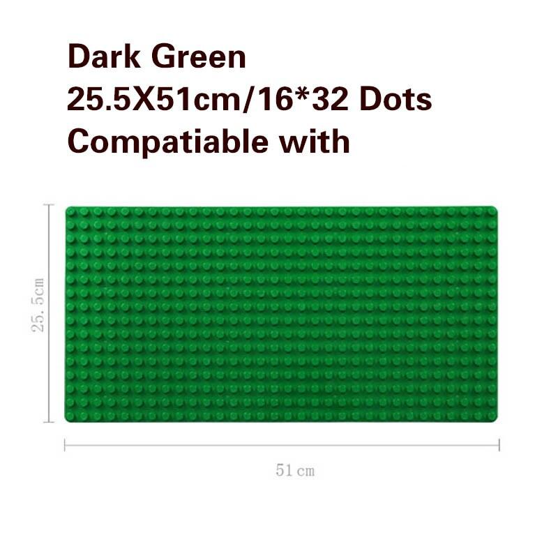 51*25,5 см Крупногабаритные строительные блоки Базовая плита Кирпичи Базовая плита DIY Развивающие игрушки для детей Кирпичная стена