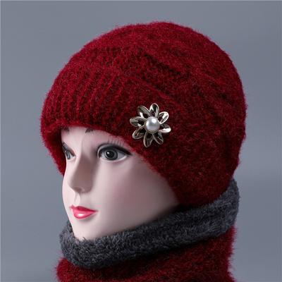 Шерстяная шапка женская осенне-зимняя шапка флисовая утолщенная зимняя шапка теплая шапка