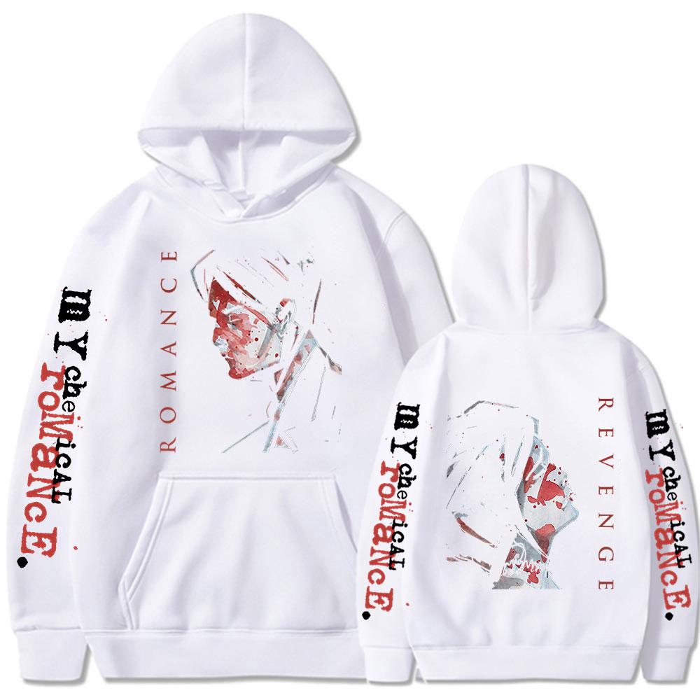Punk Band My Chemical Romance Hoodies Three Cheers for Sweet Revenge Hooded Sweatshirts Men's Women Oversized Pullovers