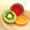 Talos Soft Round Pillow Plush Cushion Orange Kiwi Watermelon Fruit Toys Seat Pad