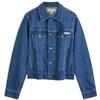 American Style Retro Double Pocket Denim Jacket Women Jacket Denim-Blue 47B750G