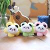 Cute Cute Sunflower Little Panda Pendant Plush Toy Doll Cartoon Bag Hanging Keychain Doll