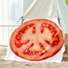 1pc Cookies, watermelon, onion pattern blanket, all season lightweight home office outdoor nap multifunctional blanket