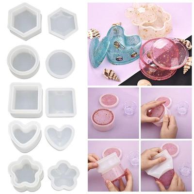 Мода DIY силиконовая коробка для хранения плесень смолы ювелирные изделия ремесло подарочная коробка ручной работы
