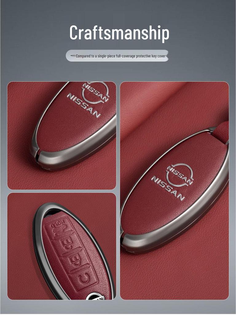 Подходит для крышек ключей Nissan Teana 14-го поколения, Sylphy, Qashqai, T-Roc, X-Trail, Tiida, Kicks, Murano и других моделей.