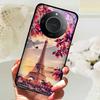 Для Honor X9C Умный Чехол-Крышка Модный Роскошный Крутые Животные Расписанный Fundas Для Honor X9C Умный Закаленное Стекло Задняя Панель Телефона