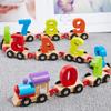 Wooden Educational Assembly Train and Blocks for Kids