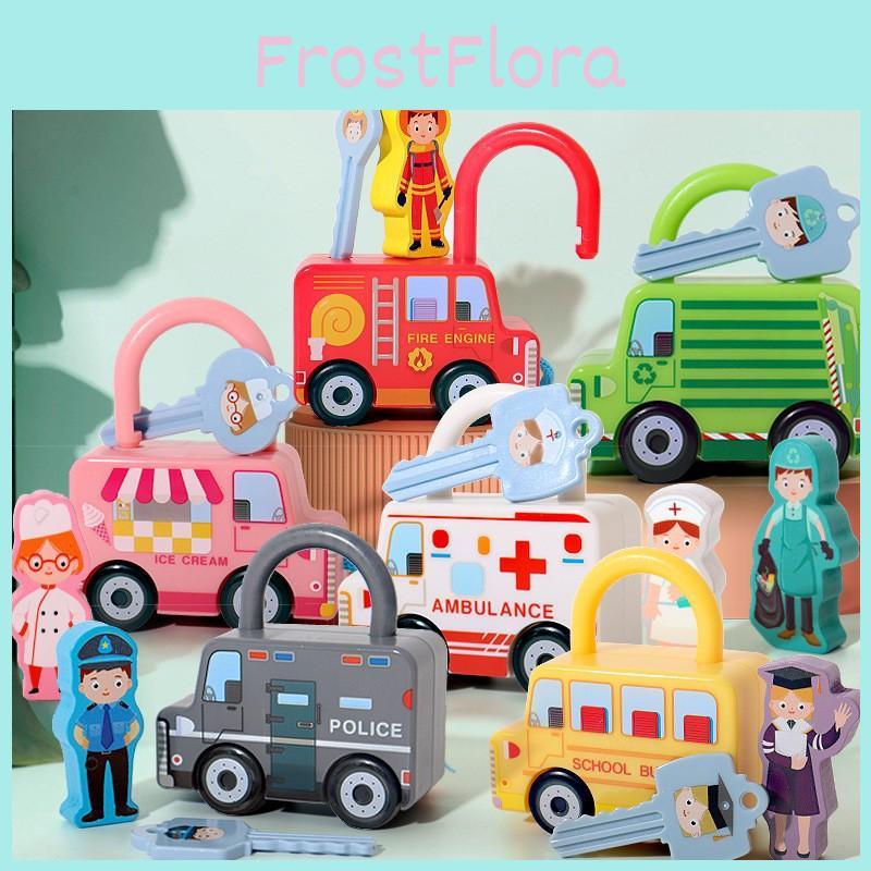 Puzzle Unlocking Montessori Toy Vehicle Kids Early Educational Development Play