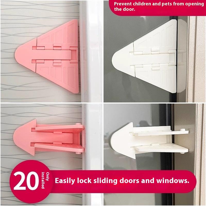 5/3/1 шт. Ограничитель с ключом для безопасности окон, защита от кражи, детский замок безопасности, стопор для раздвижных дверей и окон, защелка для домашнего окна