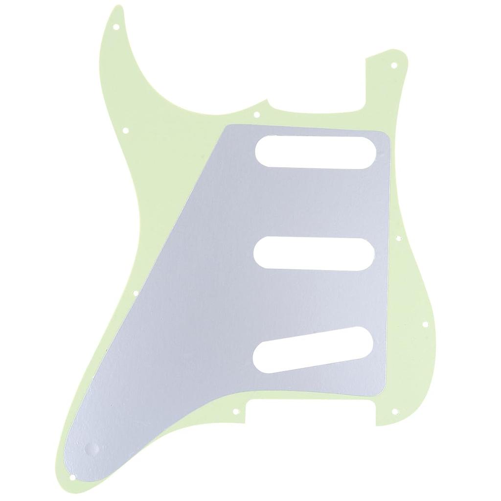 Musiclily Pro 1972 Stratocaster Made in Japan for Fender Japan Strat Electric Mint Set 11-Hole Pickguard, Guitars, Green, 3-Piece